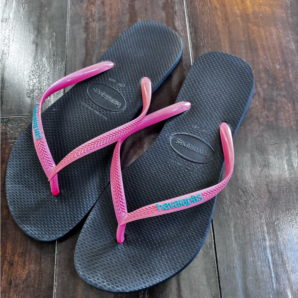 havaianas flip flop sandals size 39-40